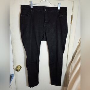 Kut From The Kloth Toothpick Skinny Black Jeans Plus Size 20W